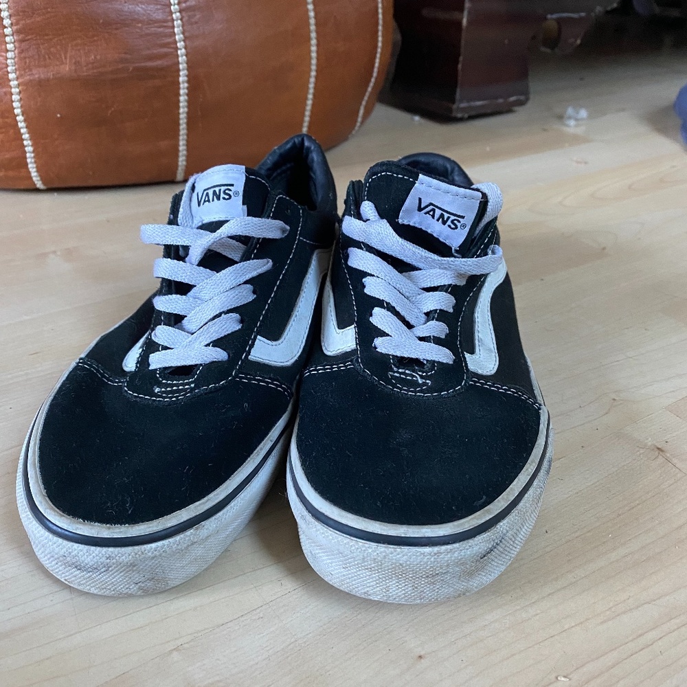 Classic black and white vans